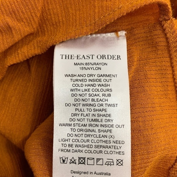 Revolve The East Order Amelie Tie Front Boho Top - Picture 7 of 7